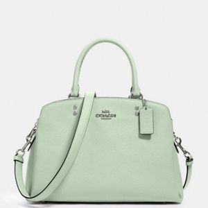 100% Authentic Coach Lillie Handbag Mint Green